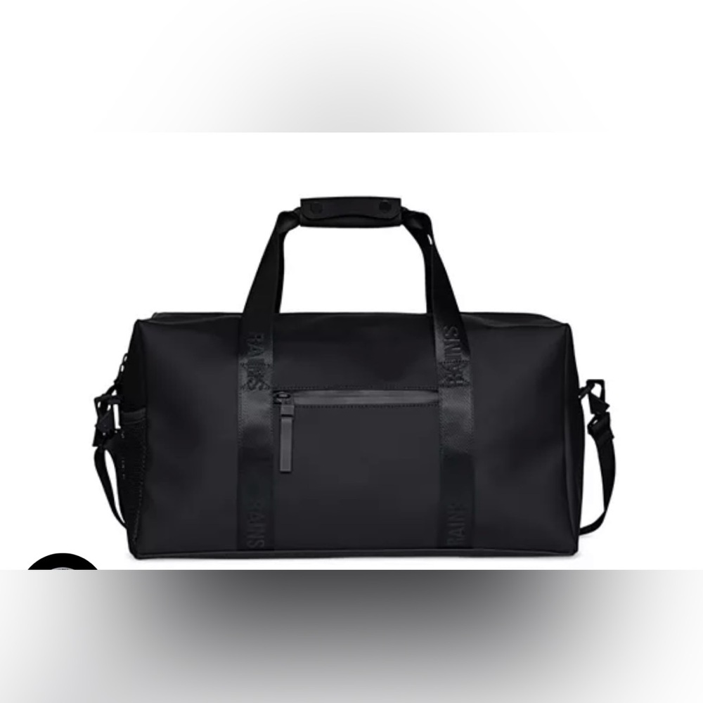 Rains Trail Waterproof Gym Bag in Black NWT - Picture 5 of 13